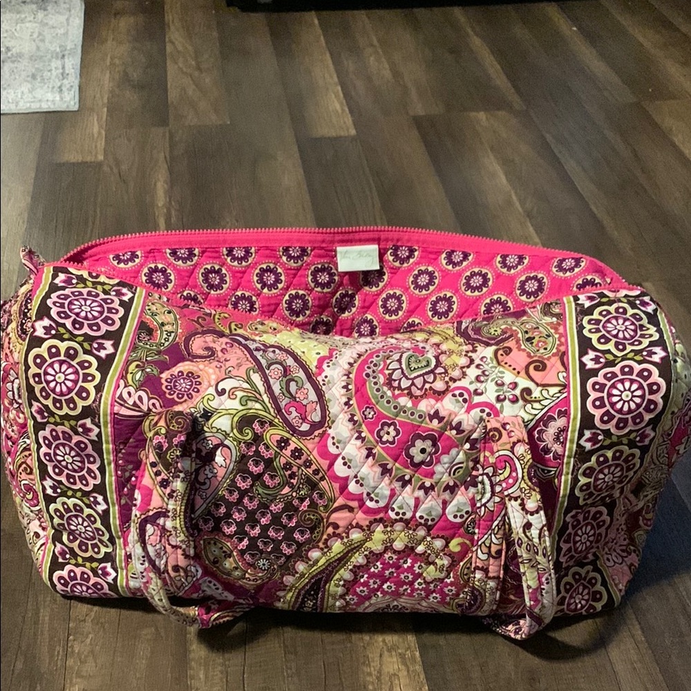 Vera Bradley Pink Paisley Women's Duffle Bag